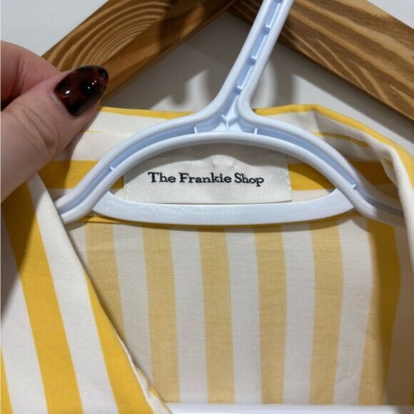 THE FRANKIE SHOPCala Striped Cotton-poplin Midi Shirt Dress - Picture 5 of 12